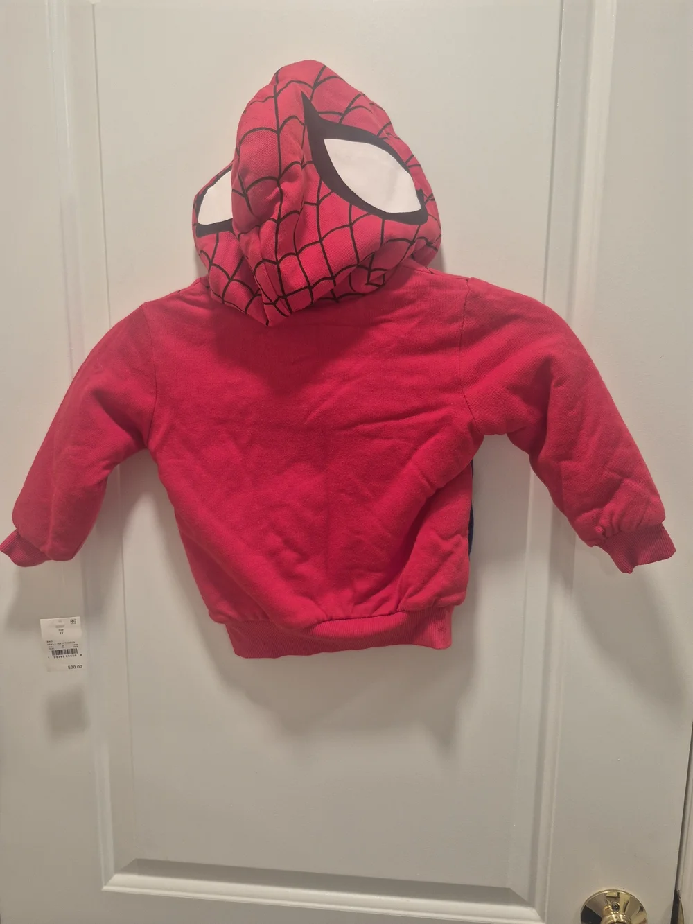 Marvel Red and Blue Spider-Man Sherpa Hoodie - Picture 3 of 3